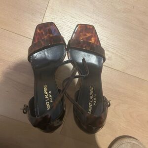 Saint Laurent Women's Tortoise Shell Heels